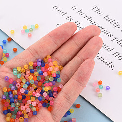 Frosted Transparent Acrylic Beads&nbsp;MACR-S371-11A