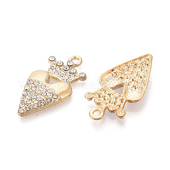 Alloy Rhinestone Pendants&nbsp;FIND-N008-27KCG