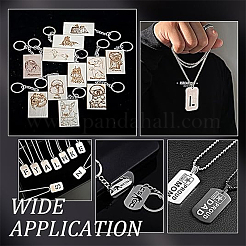 20Pcs 201 Stainless Steel Pendants&nbsp;STAS-UN0057-03