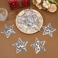 10Pcs Iron Star Ornaments&nbsp;AJEW-GF0012-09