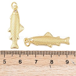 Brass Micro Pave Clear Cubic Zirconia Pendants&nbsp;KK-G544-02G-04