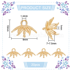 20Pcs Brass Cup Peg Bails Pendants&nbsp;KK-BC0011-87