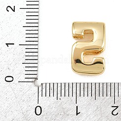 Number 5 Brass Beads&nbsp;KK-B167-B167-26G-05