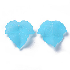 Autumn Theme Transparent Frosted Acrylic Pendants&nbsp;PAF002Y-27
