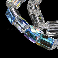 Electroplate Glass Beads Strands&nbsp;EGLA-C003-01