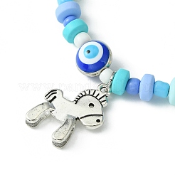 Alloy Hobbyhorse Charm Bracelet&nbsp;BJEW-JB09655