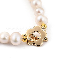 Natural Cultured Freshwater Pearl Beaded Bracelets&nbsp;BJEW-JB05434-02