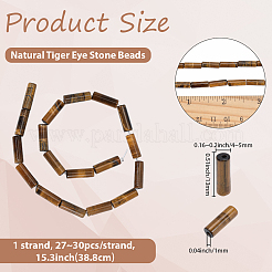 1 Strand Natural Tiger Eye Stone Beads Strands&nbsp;G-PA0002-30