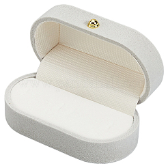1Pc Rectangle Velvet Couple Rings Box&nbsp;CON-BBC0001-20C