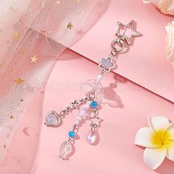 Jellyfish Glass Pendant Decorations&nbsp;HJEW-JM02962-02
