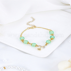 1Pc Alloy Rose Link Bracelets&nbsp;BJEW-LP0004-43