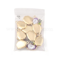 10Pcs Alloy Enamel Pendants&nbsp;ENAM-FS0003-24
