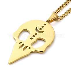 304 Stainless Steel Pendant Necklaces&nbsp;LS-NJEW-D063-01G