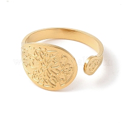 304 Stainless Steel Cuff Rings&nbsp;LS-RJEW-Q812-01G
