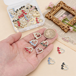 40Pcs 5 Colors Alloy Pendants&nbsp;FIND-GA0008-63
