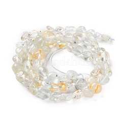 Natural Topaz Crystal Beads Strands&nbsp;G-P497-01C-66