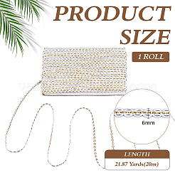 Filigree Polyester Lace Ribbon&nbsp;OCOR-WH0111-113B