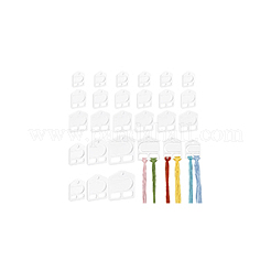 36Pcs 3 Styles Acrylic Thread Winding Boards&nbsp;AJEW-NB0005-83