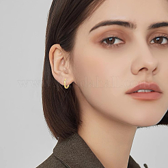 10 Pairs Ion Plating(IP) 304 Stainless Steel Huggie Hoop Earrings&nbsp;EJEW-BBC0002-19A