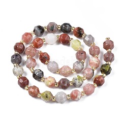 Natural Plum Blossom Jasper Beads Strands&nbsp;G-N326-100-04