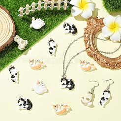 30Pcs 5 Styles Opaque Resin Pendants&nbsp;RESI-CJC0011-77