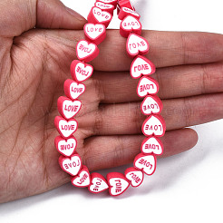 Handmade Polymer Clay Beads Strands&nbsp;CLAY-T020-07