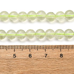 Natural Lemon Quartz(Heated) Beads Strands&nbsp;G-G286-A04-6mm
