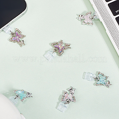 6Pcs 3 Colors Plastic Mobile Dustproof Plugs&nbsp;HJEW-CN00016