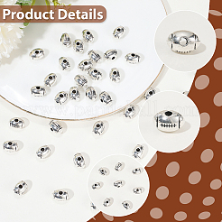 50Pcs Tibetan Style Alloy Beads&nbsp;FIND-PA0001-43B