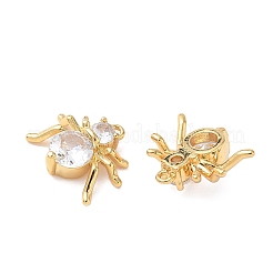 Brass with Cubic Zirconia Pendants&nbsp;KK-D024-11G