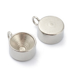 Tarnish Resistant 202 Stainless Steel Pendant Rhinestone Settings&nbsp;STAS-F266-23A-P
