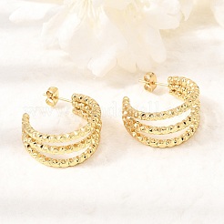 201 Stainless Steel Stud Earrings&nbsp;SA-CBA4A0D-06G