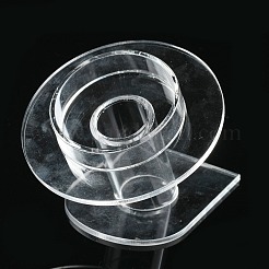 Organic Glass Bracelets/Bangles Display&nbsp;X-BDIS-N002-01