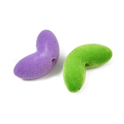 Flocking Opaque Acrylic Beads&nbsp;OACR-G055-02E