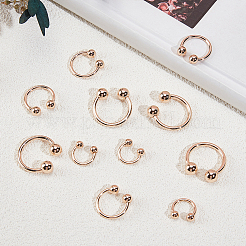 12Pcs 3 Styles Alloy Horseshoe Buckle&nbsp;FIND-GF0008-91G