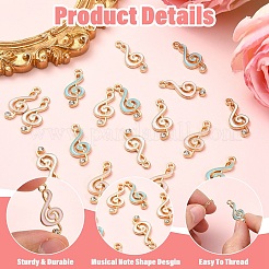 20Pcs Alloy Enamel Pendants&nbsp;ENAM-YW0006-34A