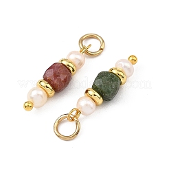 Natural Mixed Stone and Pearl Beaded Pendants&nbsp;PALLOY-JF05773