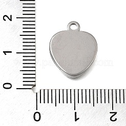 304 Stainless Steel Pendant Cabochon Settings&nbsp;STAS-F365-01A-P