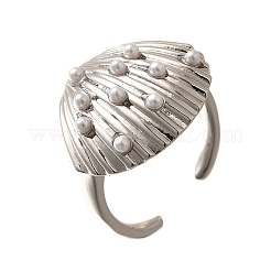Brass Cuff Rings for Women&nbsp;RJEW-Q008-09P