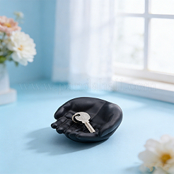 Hand Shaped Resin Jewelry Trays for Trinkets&nbsp;ODIS-WH0043-331B