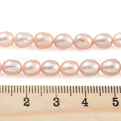 Natural Cultured Freshwater Pearl Beads Strands&nbsp;PEAR-P062-06D-1