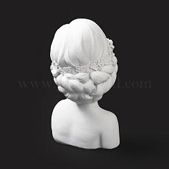 Girl Bust Resin Necklace Display Stands&nbsp;ODIS-A012-05A