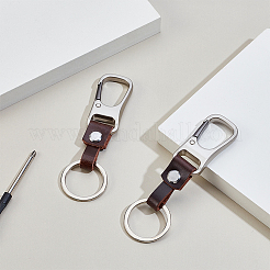 2Bags Rectangle Cowhide Tape Keychains&nbsp;KEYC-ME0001-21A