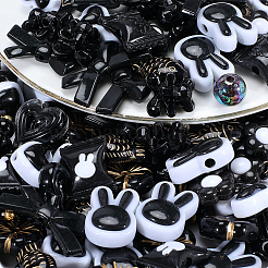 160Pcs 16 Styles Mixed Styles Acrylic Beads&nbsp;OACR-PA0001-77C