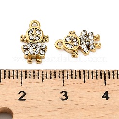 304 Stainless Steel Crystal Rhinestone Pendant&nbsp;STAS-U047-11G