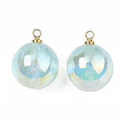 ABS Plastic Imitation Pearl Pendants&nbsp;PACR-T015-04A