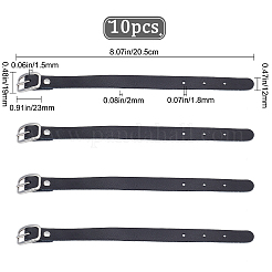 Cowhide Leather Watch Band Strap&nbsp;AJEW-WH0258-251C