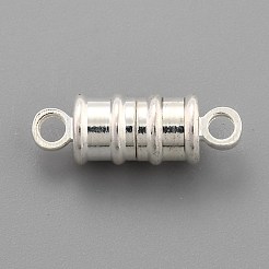 Brass Magnetic Clasps with Loops&nbsp;KK-O134-12S