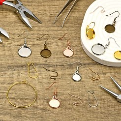 75Pcs Iron Earring Hooks&nbsp;IFIN-CJ0001-70