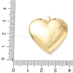 Brass Locket Pendant Cabochon Settings&nbsp;KK-L268-021G-02